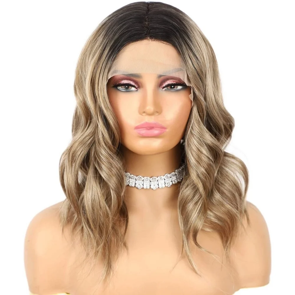 Blooming Hair Strewberry Blonde Lace Front Wig